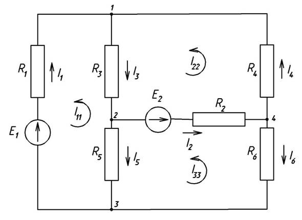 Контрольная работа по теме Расчет линейной электрической цепи постоянного тока
